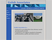Tablet Screenshot of golubassociates.net
